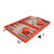 Custom Travel Backgammon Set Orange