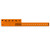 Vinyl 3/4" Multi-Tab Wristbands 5 Tab - Orange (500 per box)