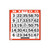 Push Out Bingo Cards, 6 On Horizontal (Case of 500)