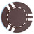 Poker Chips: 6 Stripe, 8.5 Gram, Brown