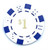 Value Poker Chips: Dice, 11.5 Gram, $1 White
