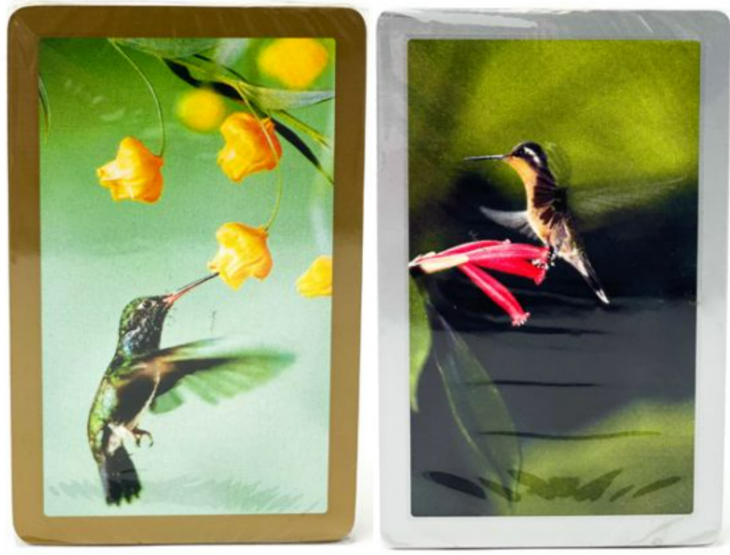 Congress Playing Cards: All A Flutter, 2-Deck Bridge Set, Jumbo Index