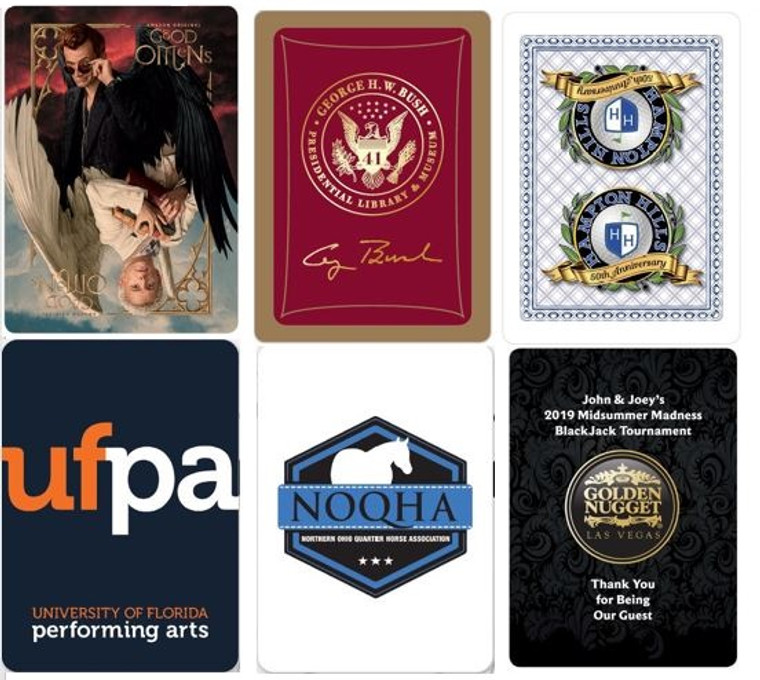 Full Color Custom Playing Cards 10 Deck Minimum - Free Set Up!