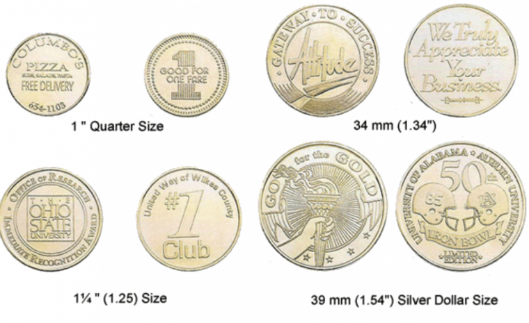 39mm Custom Copper Metal Coin