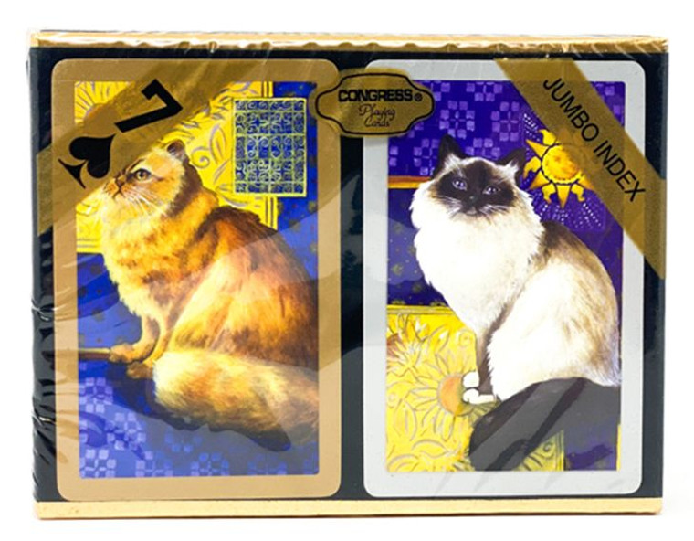 Congress Playing Card Set: Sitting Pretty 2-deck Set, Jumbo Index