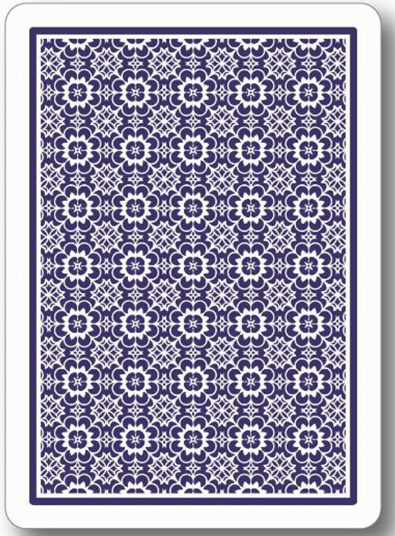 Black Jack Rose Playing Cards - Blue