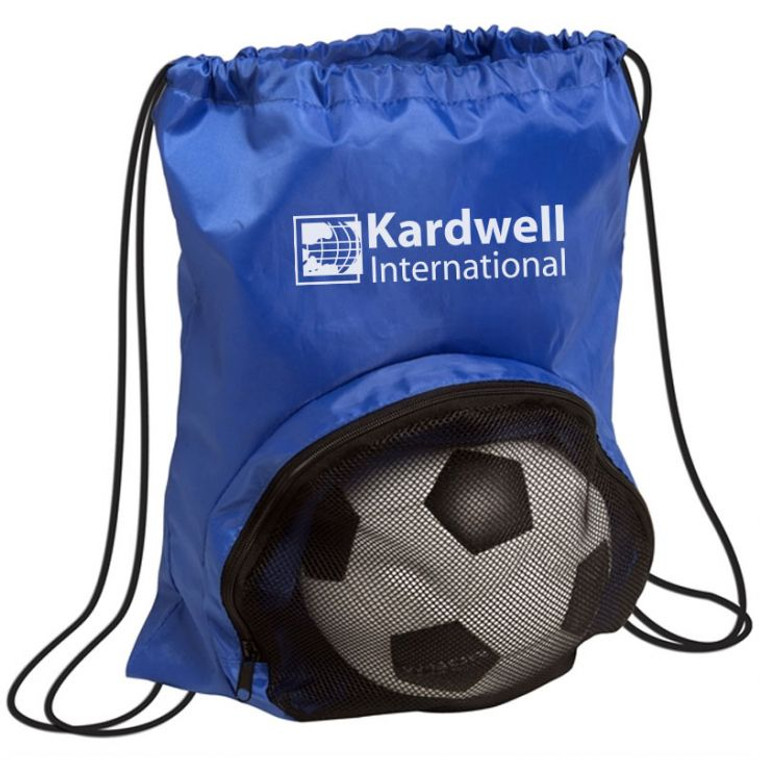 Mesh Pocket Drawstring Backpack