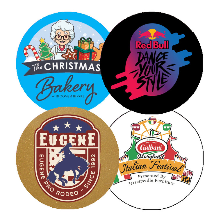 Full Color Custom Plastic Token 1.14" - Minimum 1,000