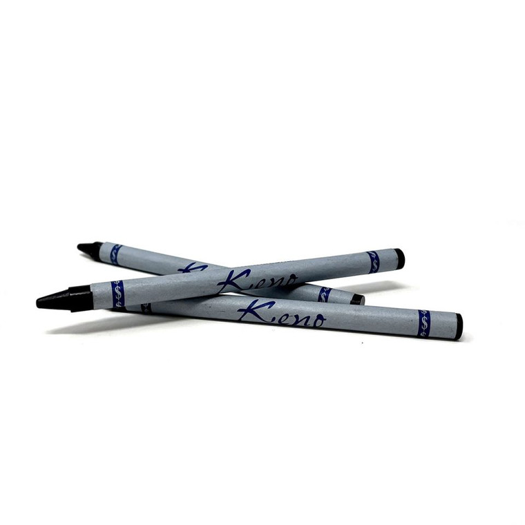Keno Crayons: 5 Inch Black Keno Crayons 10 Gross (1,440 Crayons)