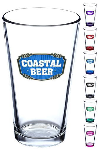 Economy 16 oz Pint Glass - As Low as $1.61 per Glass- Free Setup