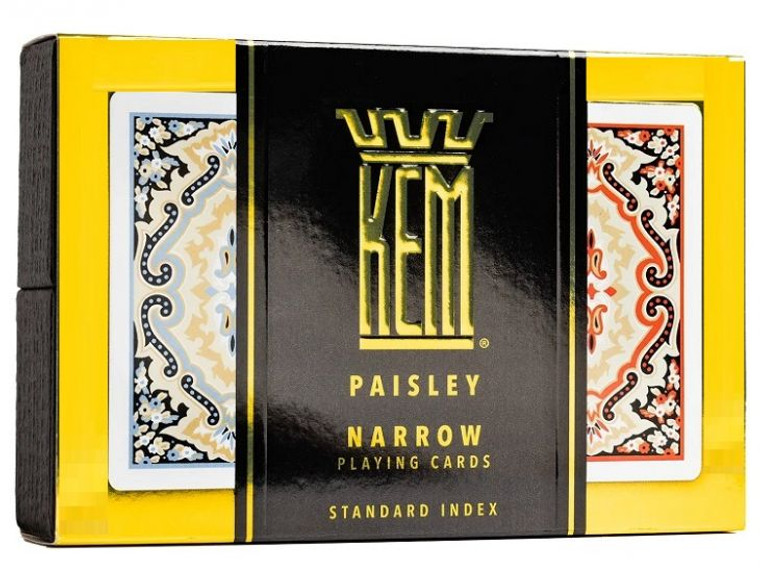 Kem Paisley Playing Cards: Bridge, Regular Index, 2-Deck Set Kem Paisley Playing Cards: Bridge, Regular Index, 2-Deck Set
