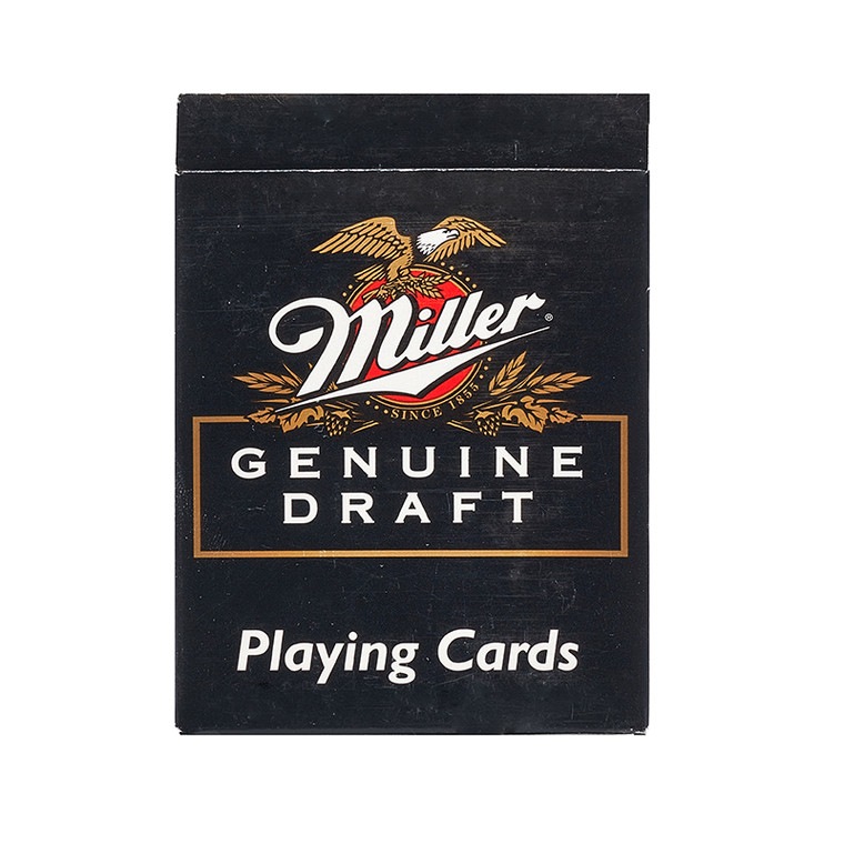 Playing Cards: Miller Genuine Draft Black Deck