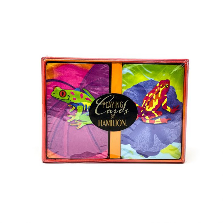 Hamilton Bridge Playing Card Set: 2-Deck Frogs Playing Card Set