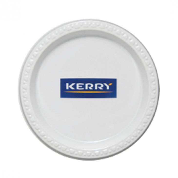 7" Plastic Plate - White