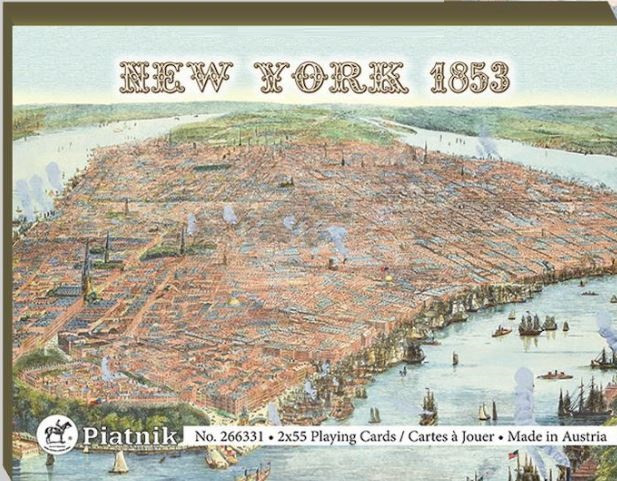Piatnik Playing Cards - New York 1853  2 Deck Set