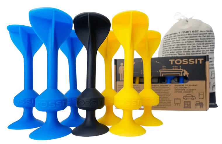 Toss It Dart Set - Blue / Yellow