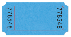 Roll Tickets: Case of 40 Single Rolls, Blue, 2,000 Individually Numbered Tickets