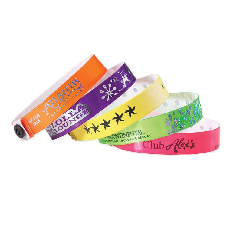 Vinyl Wristbands: 1/2" Narrow Wristbands (500 per box)