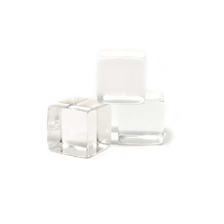 25mm Clear Transparent Cubes - 1 Inch