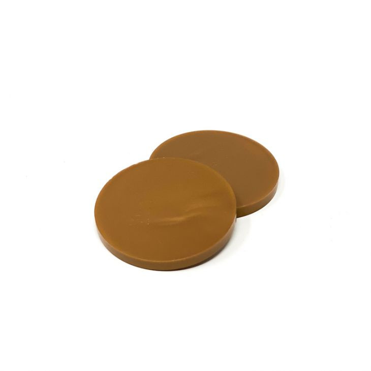 Counting Chips: 1-5/8" Plastic Counting Chips, Smooth Finish, Bronze