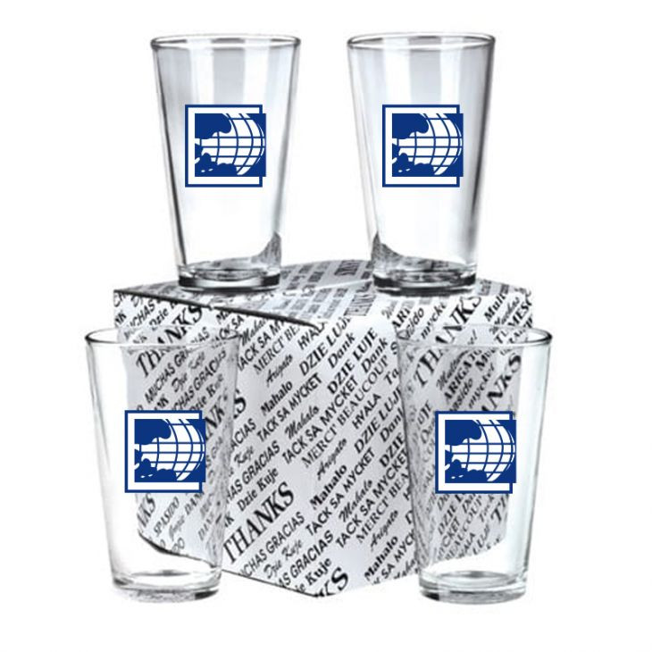 Mixing Glass Thank You Set