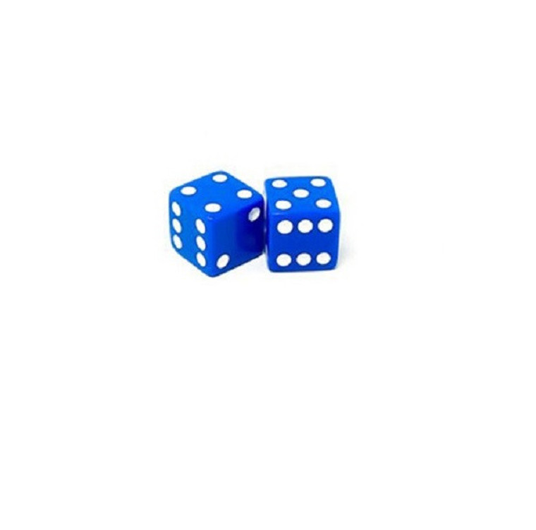 5/8 (16mm) Blue Opaque Dice