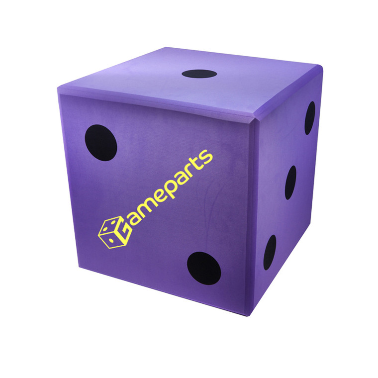 Custom 12" Jumbo Foam Dice - Purple
