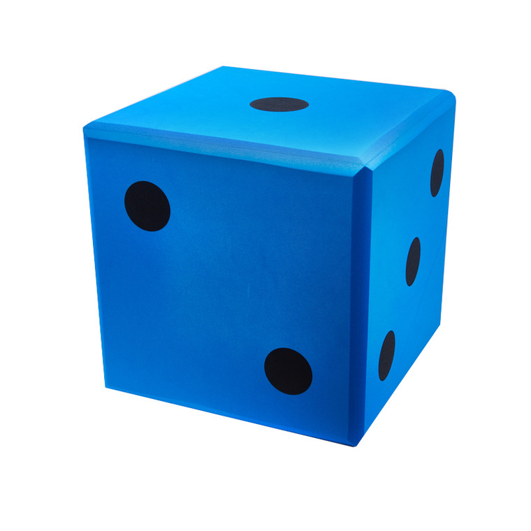 12" Jumbo Foam Dice - Blue