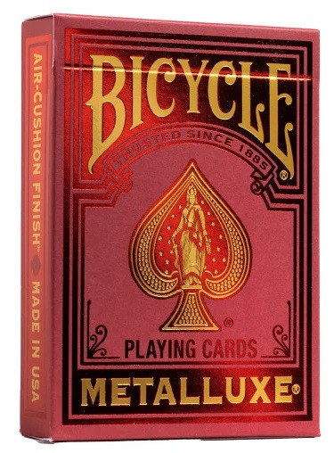 Bicycle Metalluxe Red Playing Cards