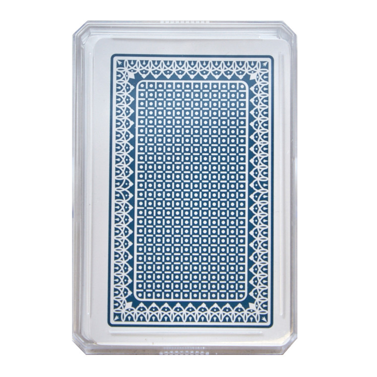 Bridge Single Deck Card Box - Clear Acrylic Plastic for Bridge Cards (2.25 x 3.5 inch cards)