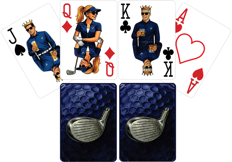 Golf  Playing Cards - 2 Deck Set