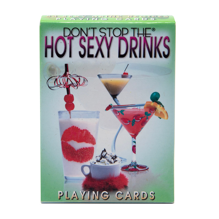 Don't Stop The Hot Sexy Drinks Playing Cards