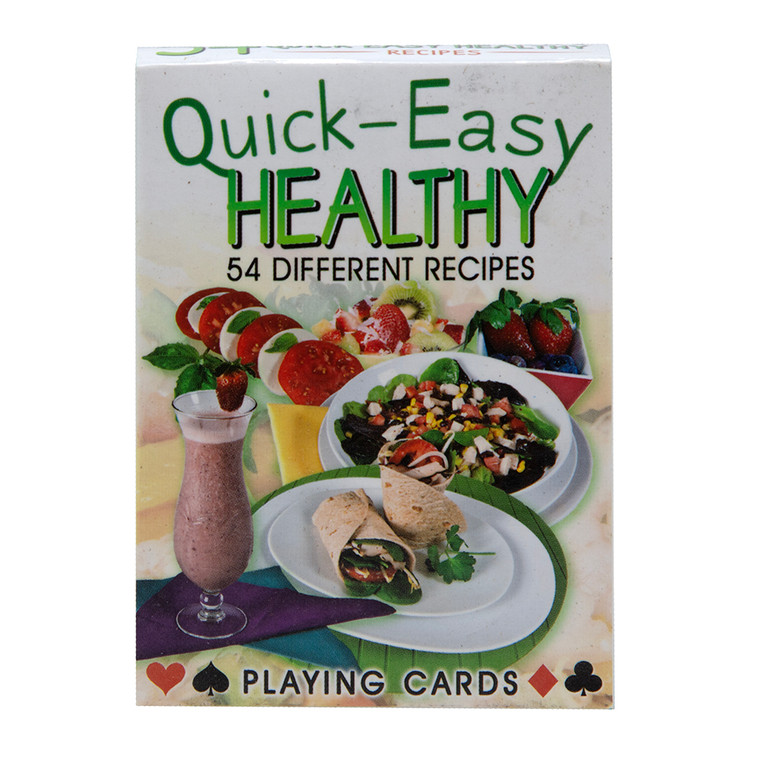Quick Easy Healthy Recipe Playing Cards