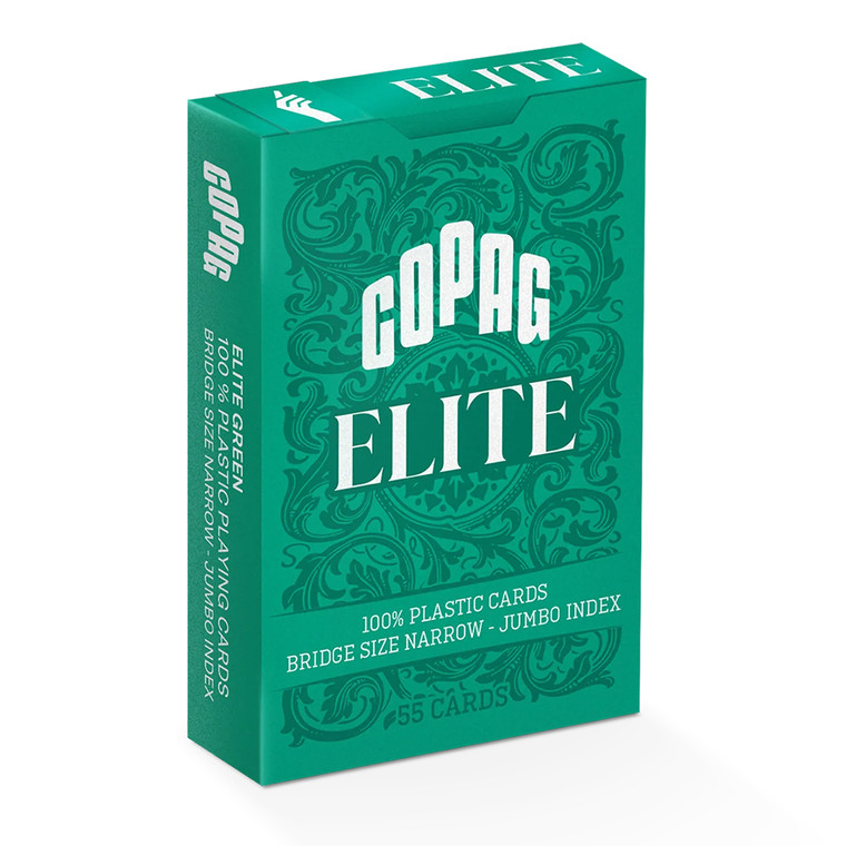 Copag Elite Bridge Narrow Size Single Deck Green