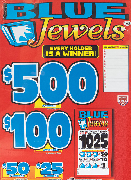 Blue Jewels Seal Card