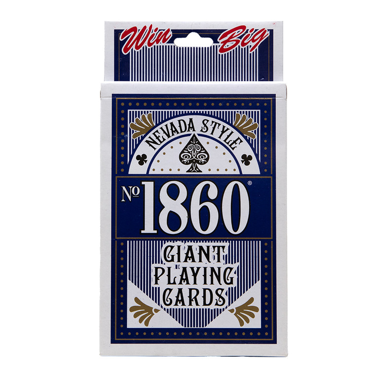 Nevada Style 1860 Giant Playing Cards - Blue