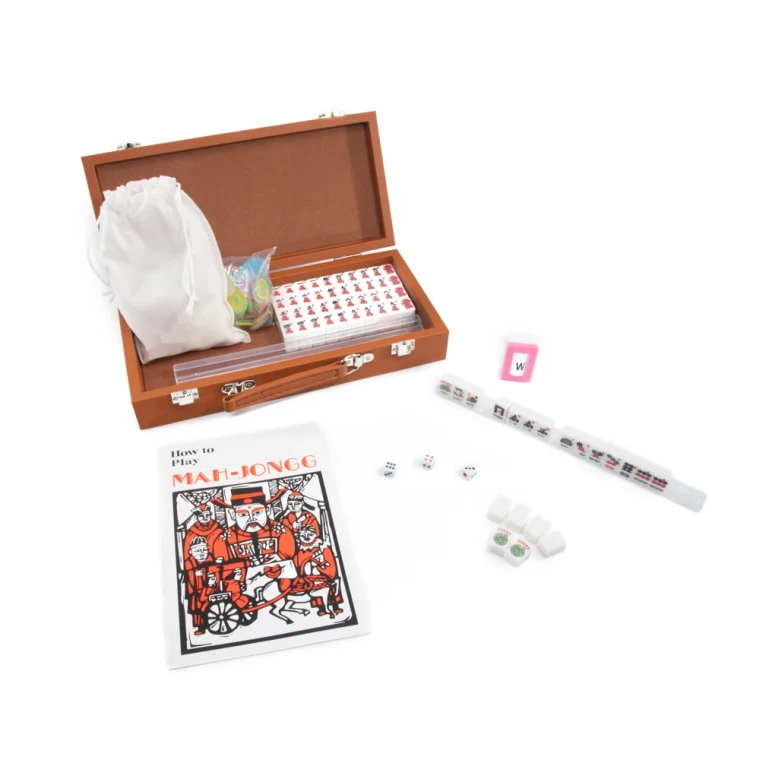 Custom Travel Mahjong Set - Saddle