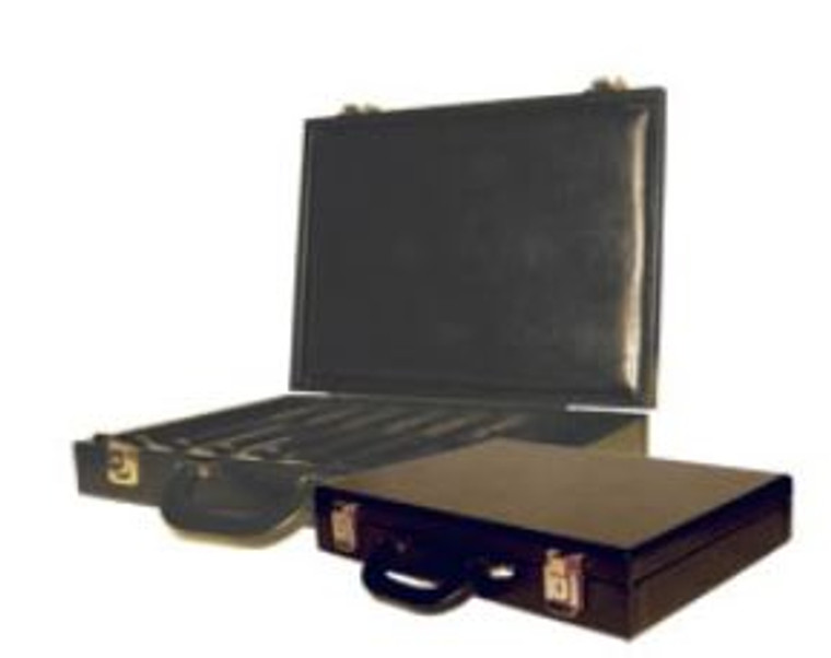 Chip Case: All-Leather, 500 Chip Capacity, Black