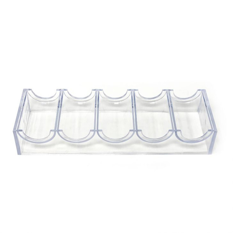 Acrylic Chip Rack: Chip Rack (Horizontal), Kardwell Mold. Holds 100 8g or 10.5g chips.