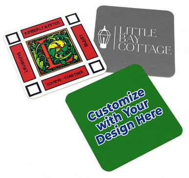 Custom Imprinted Square full color coaster