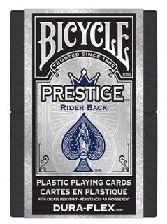 Bicycle Prestige 100% Plastic Rouge- Jeu de Cartes