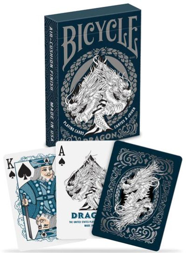 Bicycle Blue Dragon Playing Cards