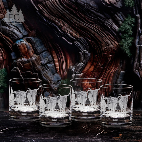Spirit RIderCrystal White Wine Glasses (Set of 4) - Spirit of the