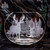 Whitetail Deer Neo Oval Crystal Vase - Front