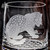 African Safari Crystal Rocks Glasses, Set of 4 - Detail Glass 2