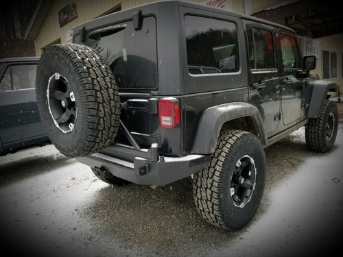 Jeep Wrangler (JK) Rear Bumper | Tire Carrier