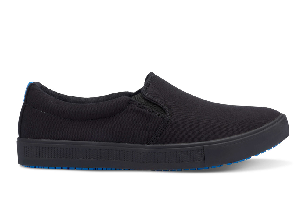 black comfy slip on shoes