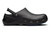 WearerTech Protect Black Work Clog Shoe With Non Slip Sole and Safety Toe Cap Protection Side View
