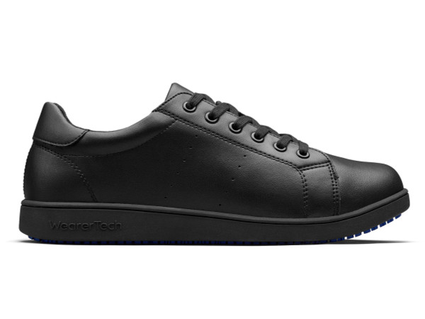 Endurance Non-Slip Stylish  Black Work Shoe