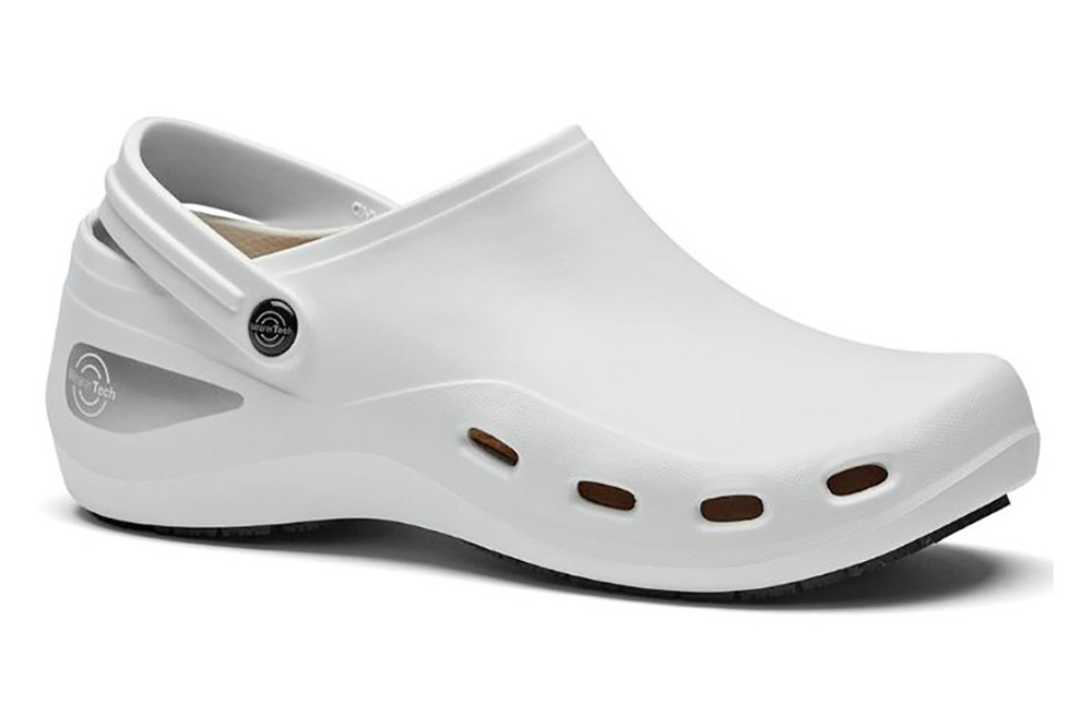 Invigorate Non-Slip White Comfy Work Clog